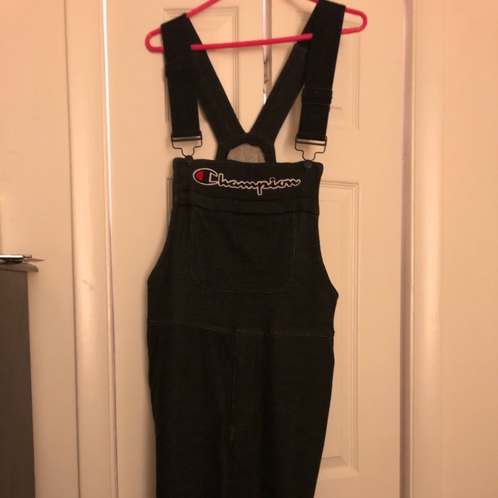 Champion Reverse Weave Terry Cotton Short Overalls